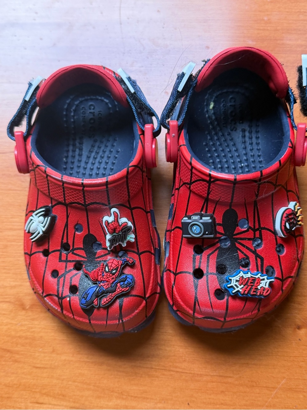 CROCS Kids Red Spider-Man Themed Clogs